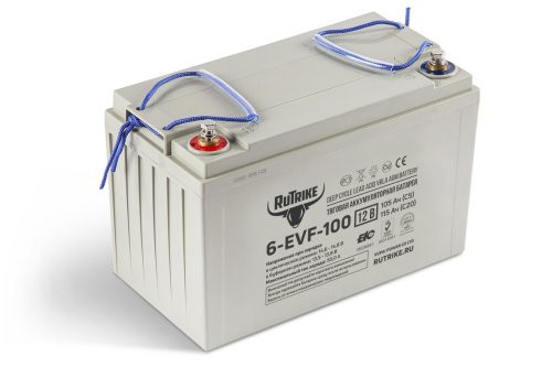 Тяговый аккумулятор Rutrike 6-EVF-100 (12V100A/H C3)