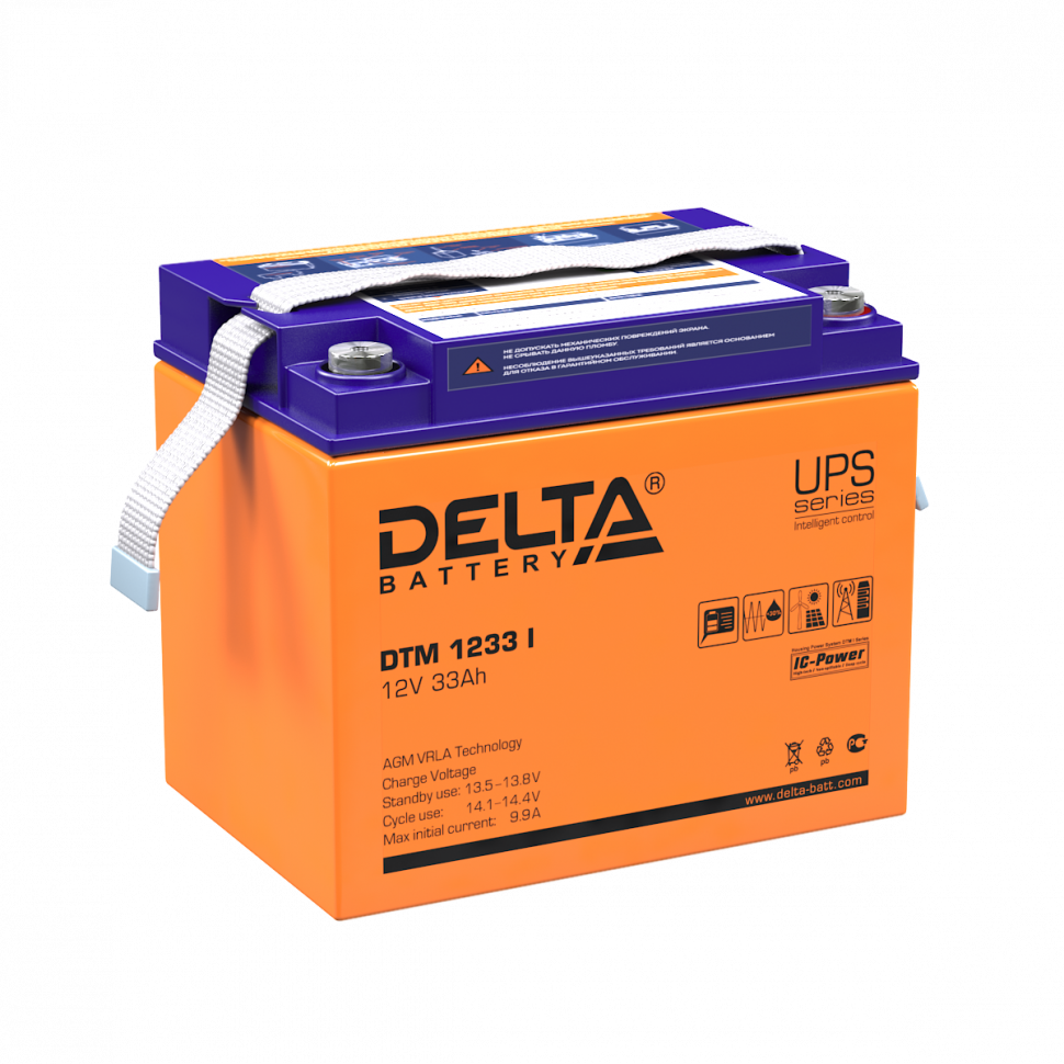 Аккумулятор Delta DTM 1233 I