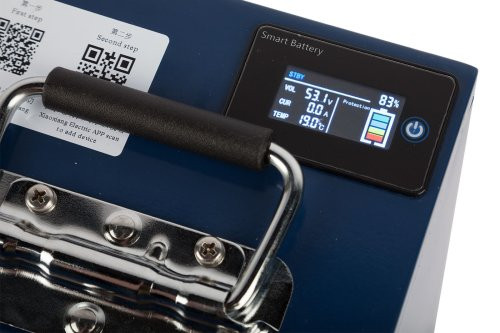 Литиевый тяговый аккумулятор Gelbert LiFePO4 (48V/24Ah/30А) BT/Display