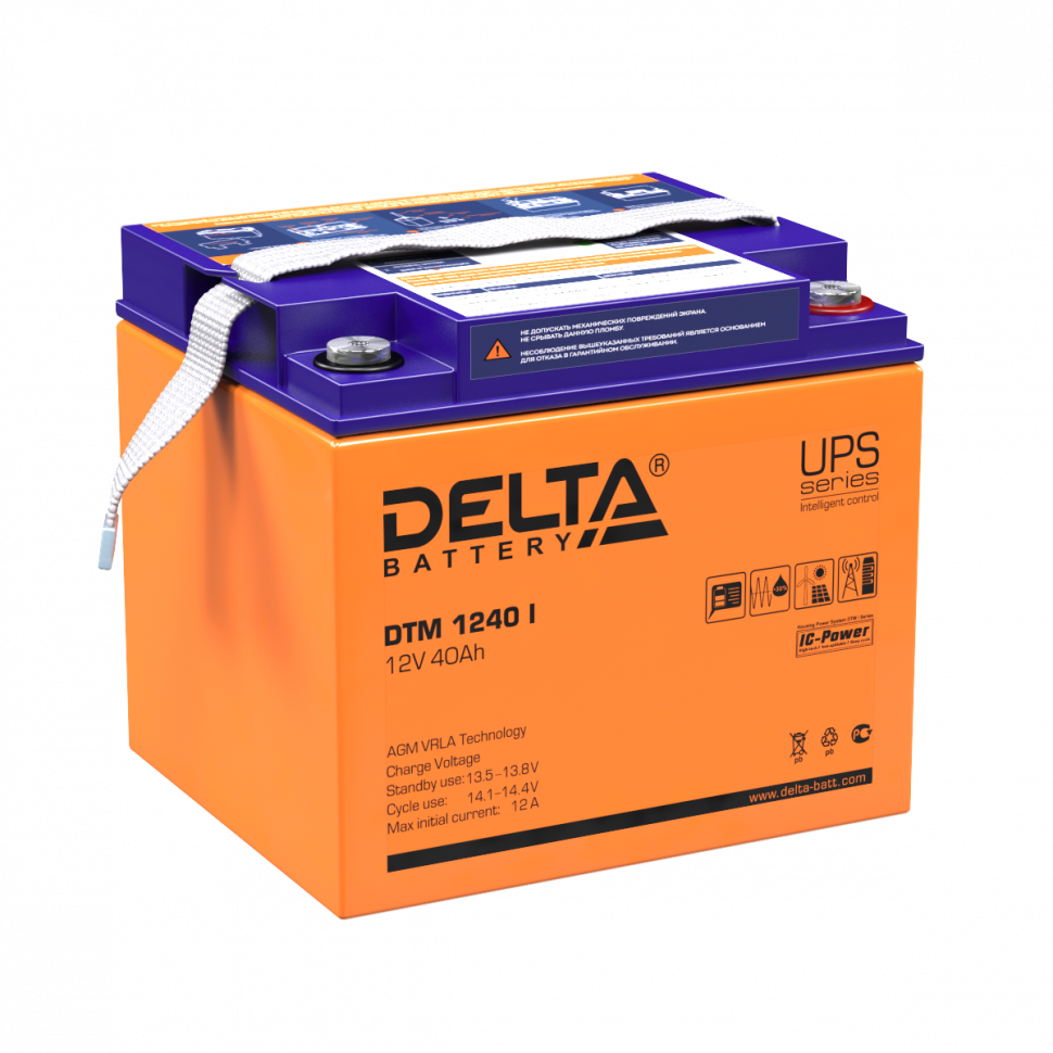 Аккумулятор Delta DTM 1240 I