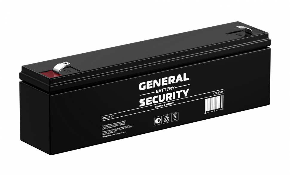 Аккумуляторная батарея General Security GSL 2.3-12 для ИБП