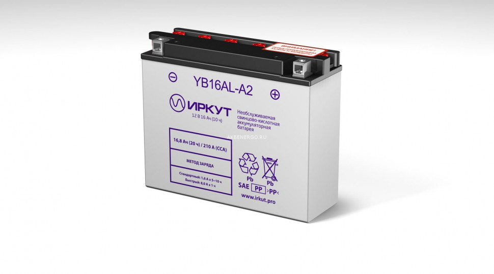 Аккумулятор ИРКУТ YB16AL-BA2