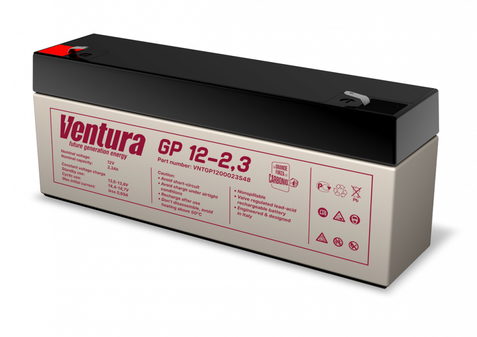 Аккумулятор Ventura GP 12-2.3 (12v 2.3ah)
