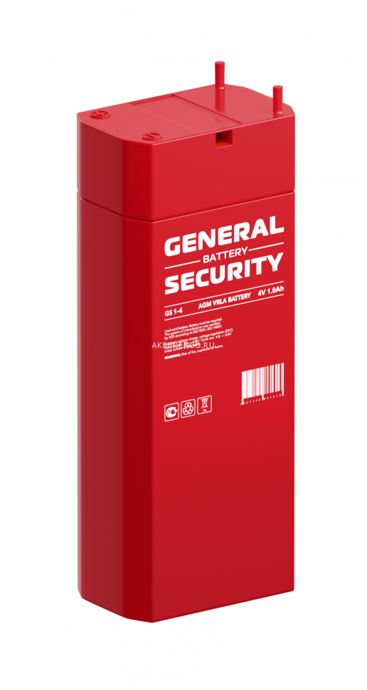 Аккумулятор General Security GS 1-4 для ИБП