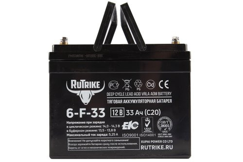 Аккумулятор для ИБП Rutrike 6-F-33 (12V33A/H C20)