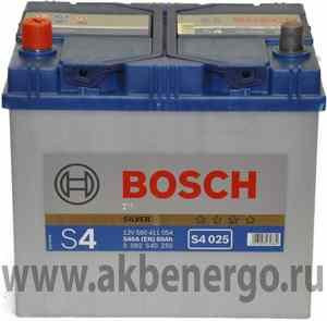 Автомобильный Аккумулятор Bosch S4 025 Silver