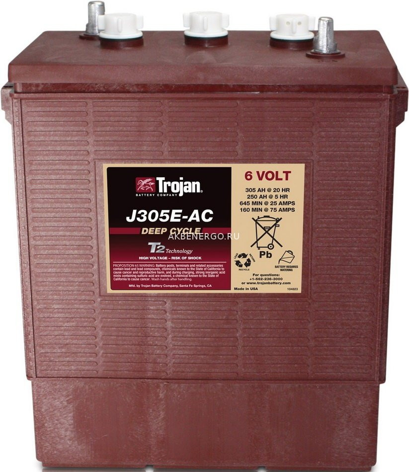 Аккумулятор Trojan J305E-AC