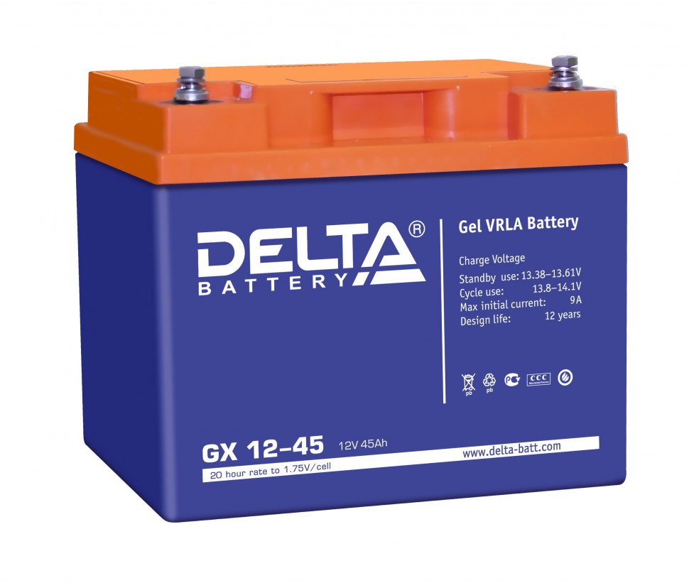 Аккумулятор Delta GX 12-45