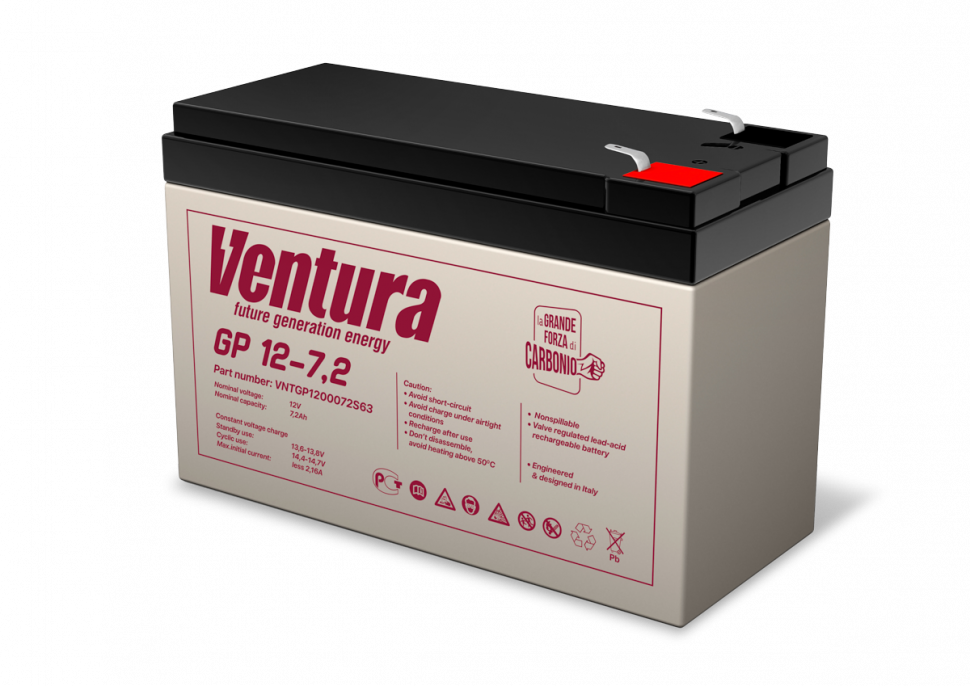 Аккумулятор Ventura GP 12-7.2 (12v 7.2ah)