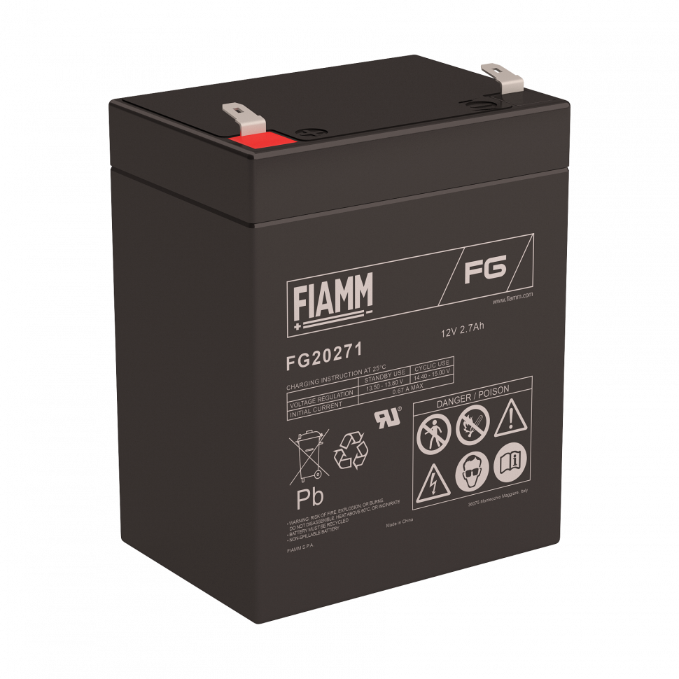 Аккумулятор FIAMM FG20271 (12v 2.7ah)