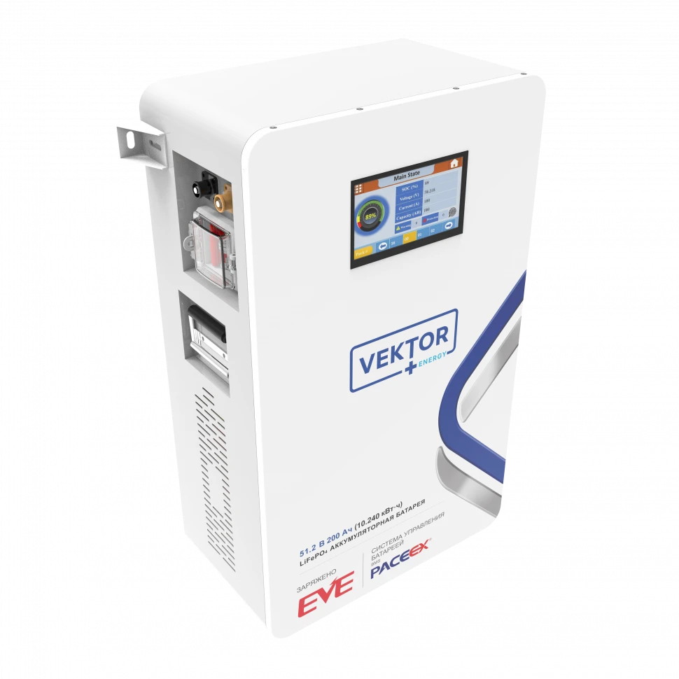 Литий-ионный аккумулятор VEKTOR ENERGY LFP 51.2-200RW (51.2v 200ah)