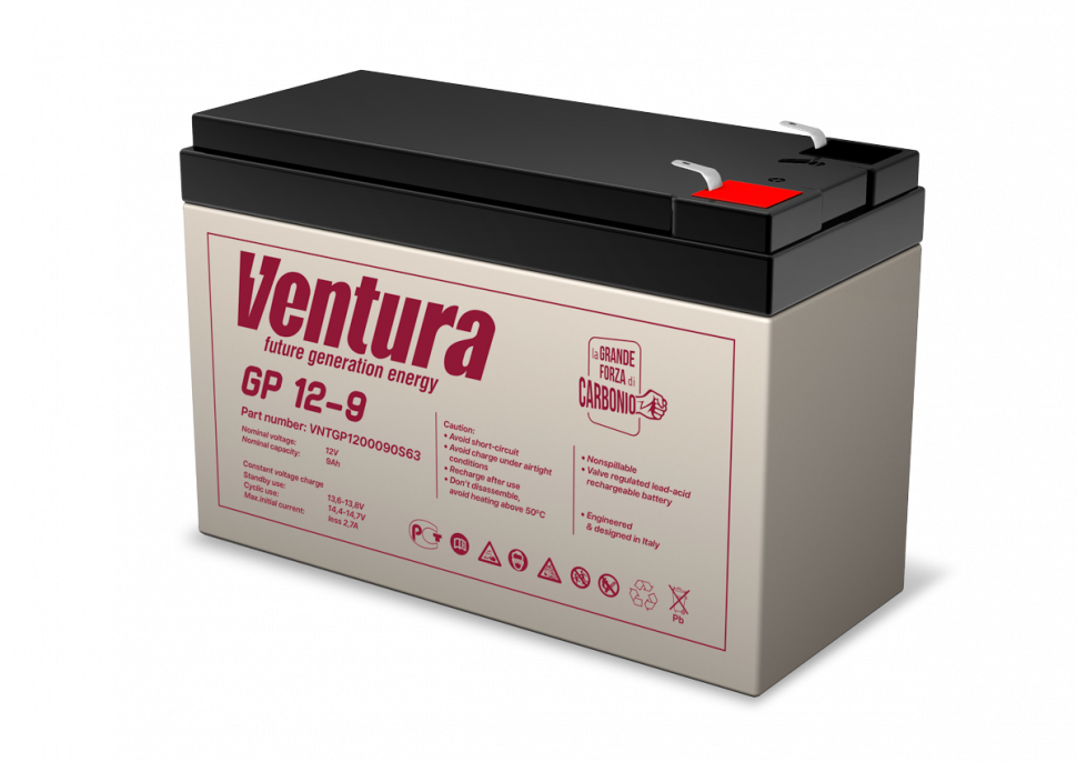 Аккумулятор Ventura GP 12-9 (12v 9ah)