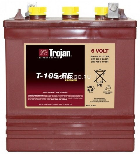 Аккумулятор Trojan T-105RE