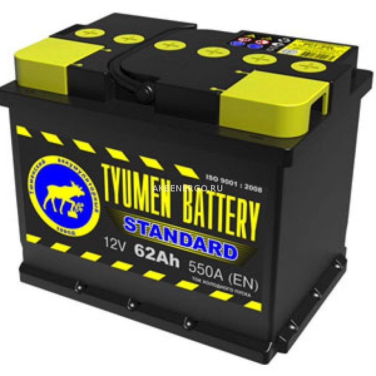 Автомобильный Аккумулятор Тюмень STANDARD 62.1