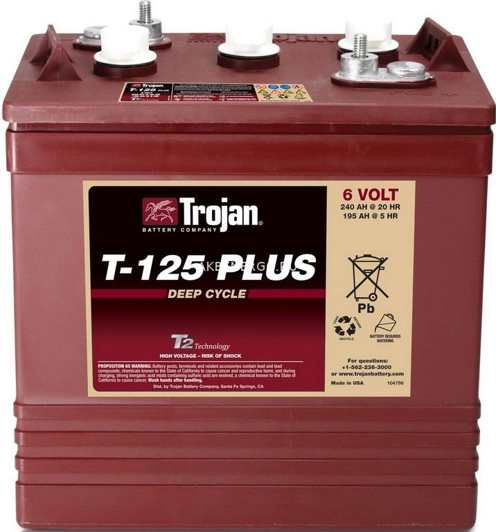 Аккумулятор Trojan T-125 PLUS