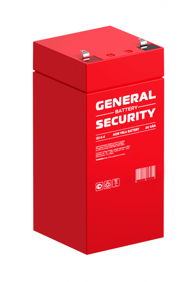 Аккумулятор General Security GS 4-4 для ИБП