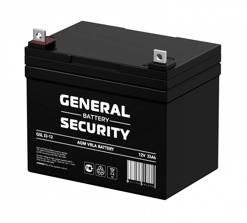 Аккумулятор General Security GSL 33-12 для ИБП Аккумулятор General Security GSL 33-12 для ИБП