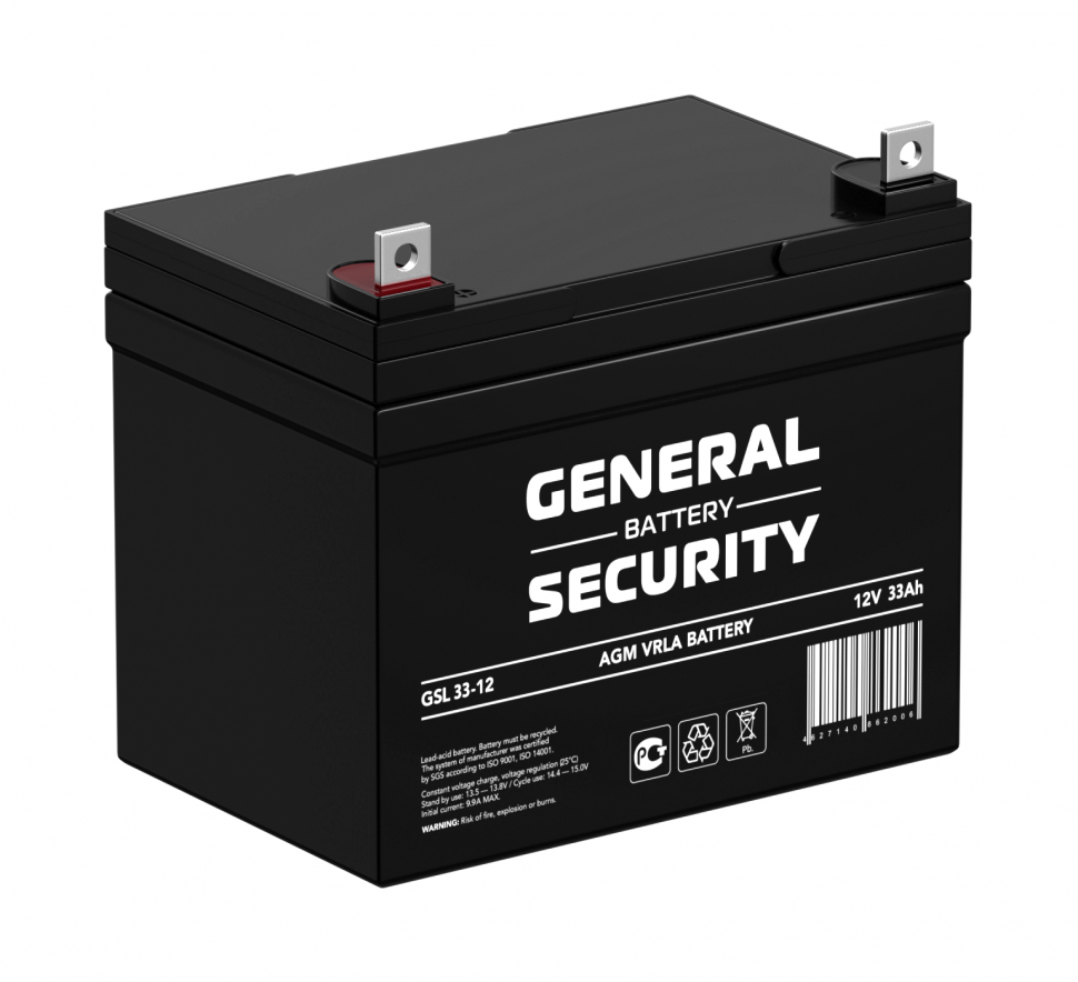 Аккумулятор General Security GSL 33-12 для ИБП
