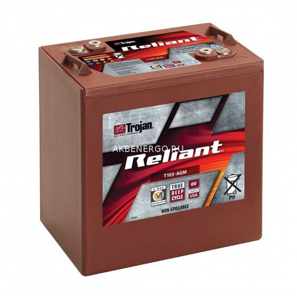 Аккумулятор Trojan T105-AGM