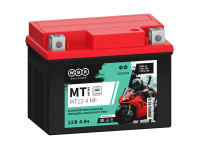 Мото аккумулятор WBR MT12-4 MF (YB4L-B, YT4L-BS, YTX4L-BS)