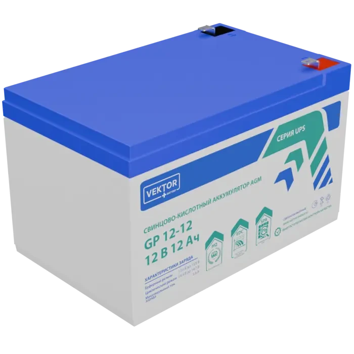 Аккумулятор Vektor GP 12-12S (12v 12ah)