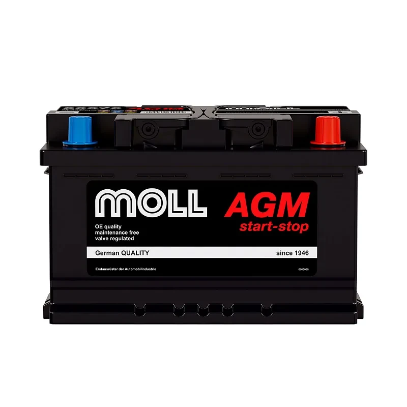 Автомобильный аккумулятор MOLL AGM (70ah / 760A) L3