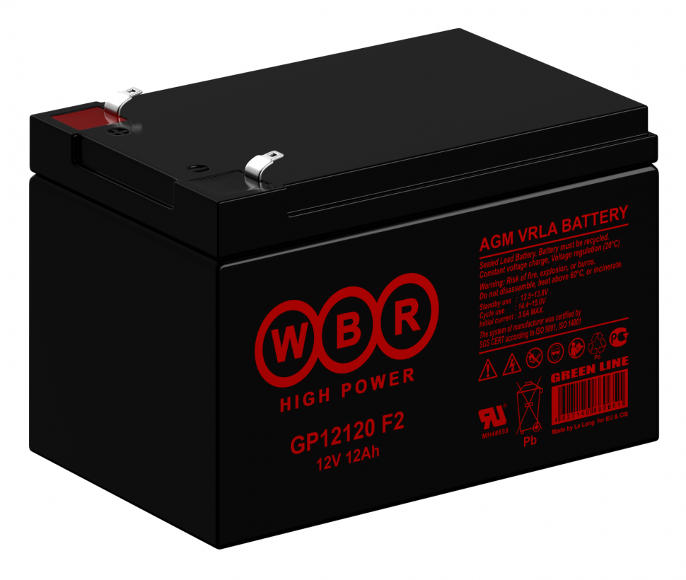 Аккумулятор WBR GP 12120 F2