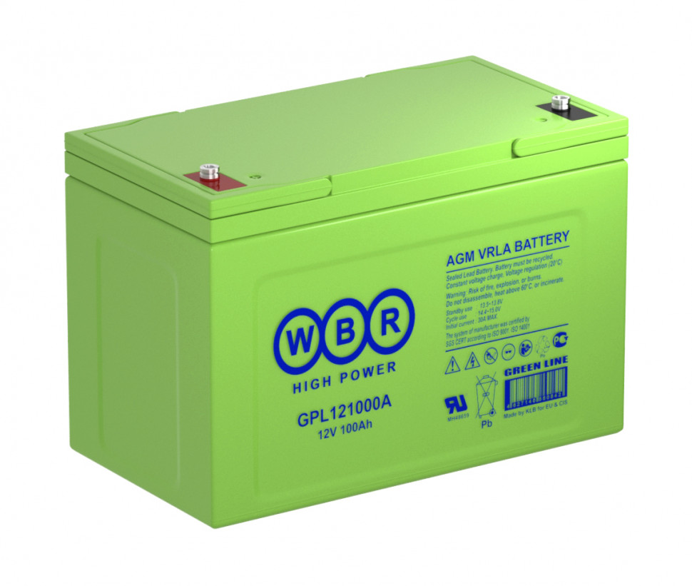 Аккумулятор WBR GPL121000A