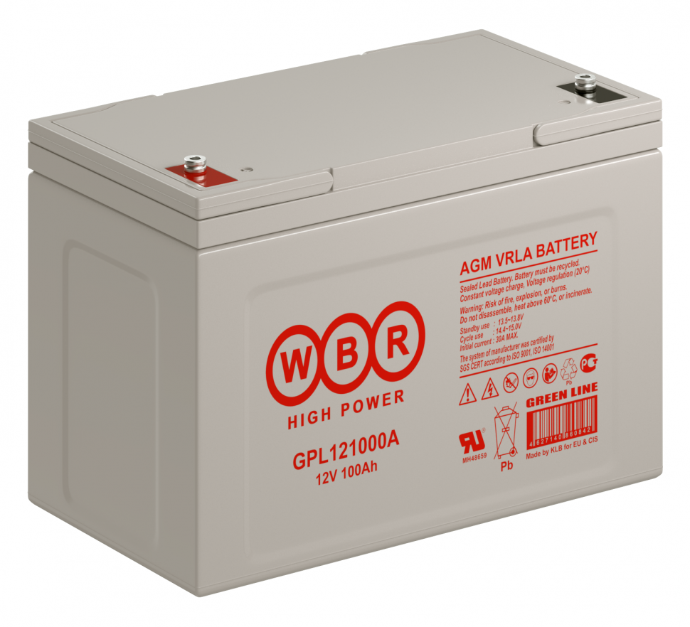 Аккумулятор WBR GPL121000A