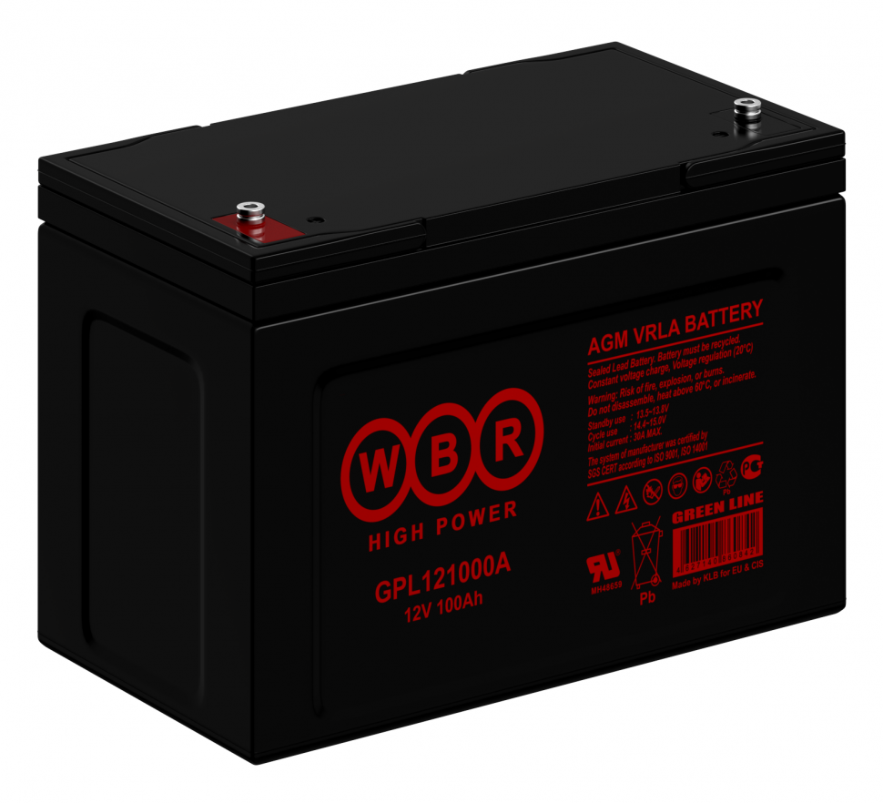 Аккумулятор WBR GPL121000A