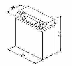 Мото аккумулятор Deka ETX20L AGM (YTX20L-BS) Мото аккумулятор Deka ETX20L AGM (YTX20L-BS)