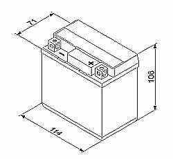 Аккумулятор МОТО Bosch M6 004 AGM HighTec (YTX5L-BS, YTZ7S, YT5L-BS)