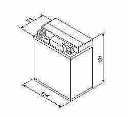 Аккумулятор МОТО Bosch M6 006 AGM HighTec (YTX7L-BS)
