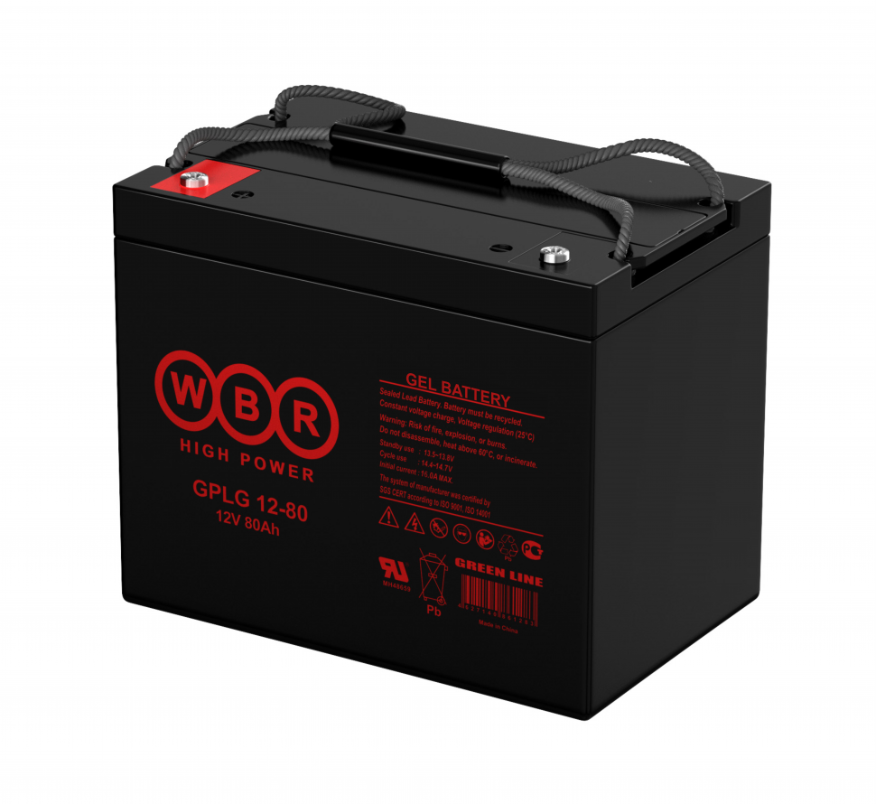 Аккумулятор WBR GPLG 12-80 (GEL)