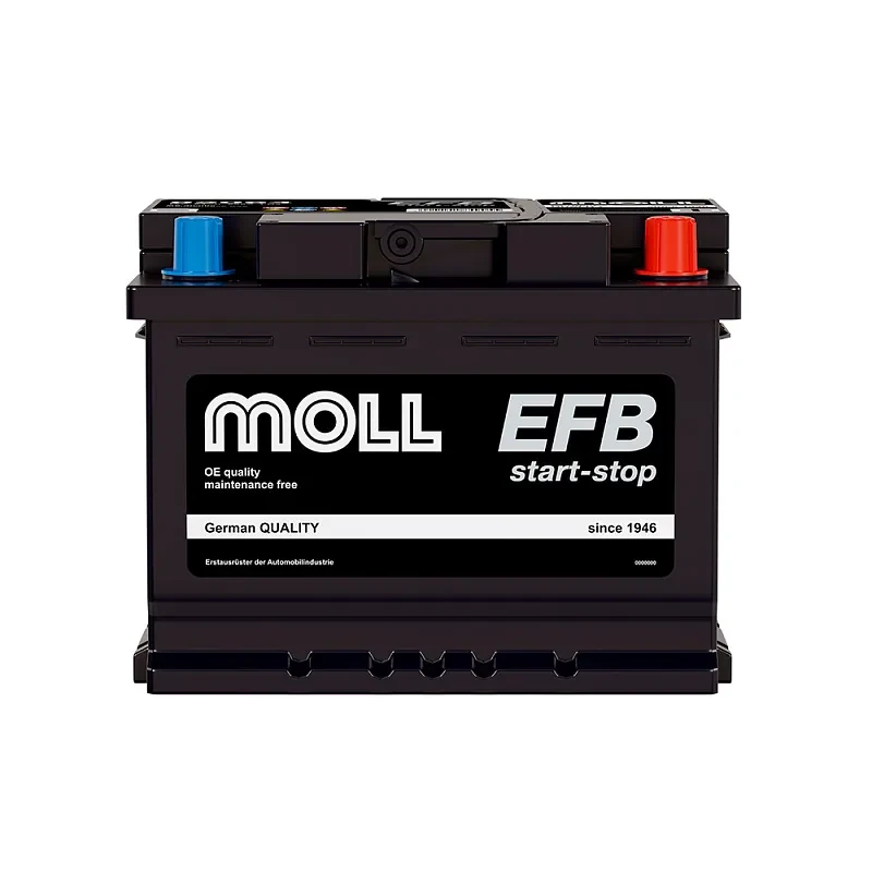 Автомобильный аккумулятор MOLL EFB (Start-Stop) (64ah / 680A)