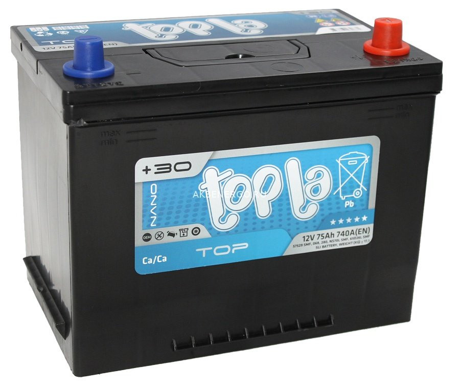 Автомобильный Аккумулятор Topla Top Asia 75.0