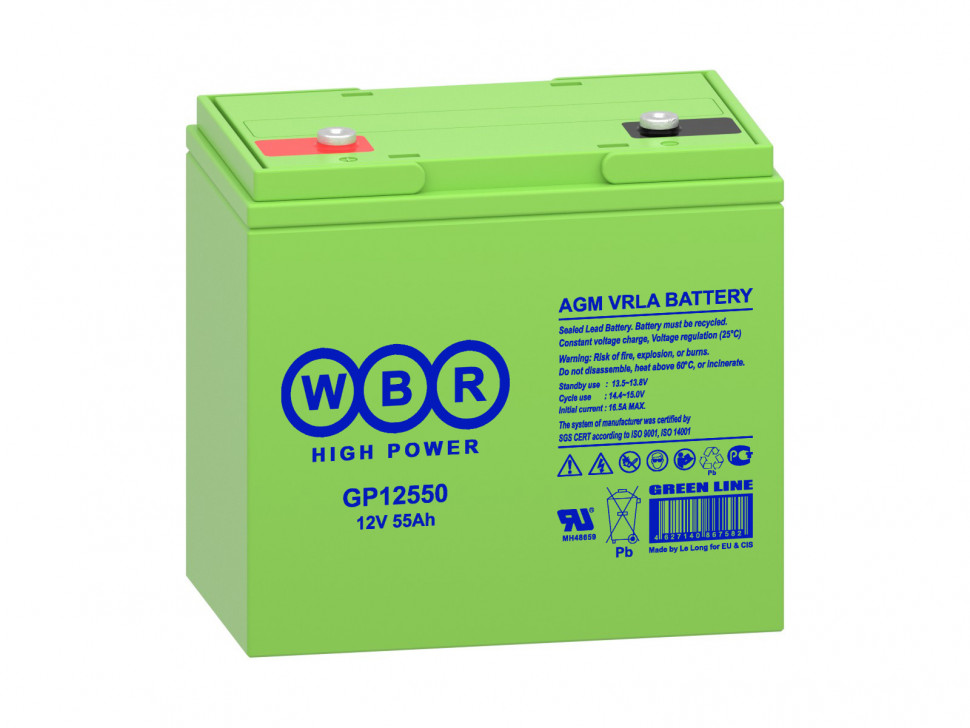 Аккумулятор WBR GP12550 (12в 50ач)