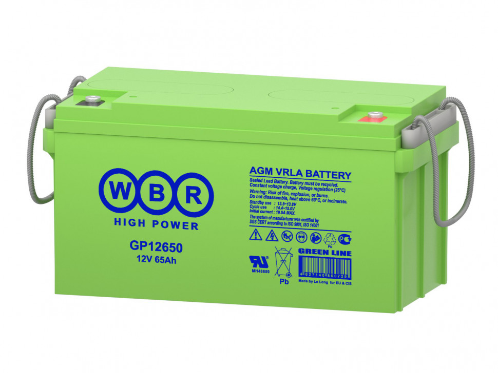 Аккумулятор WBR GP12650 Аккумулятор WBR GP12650