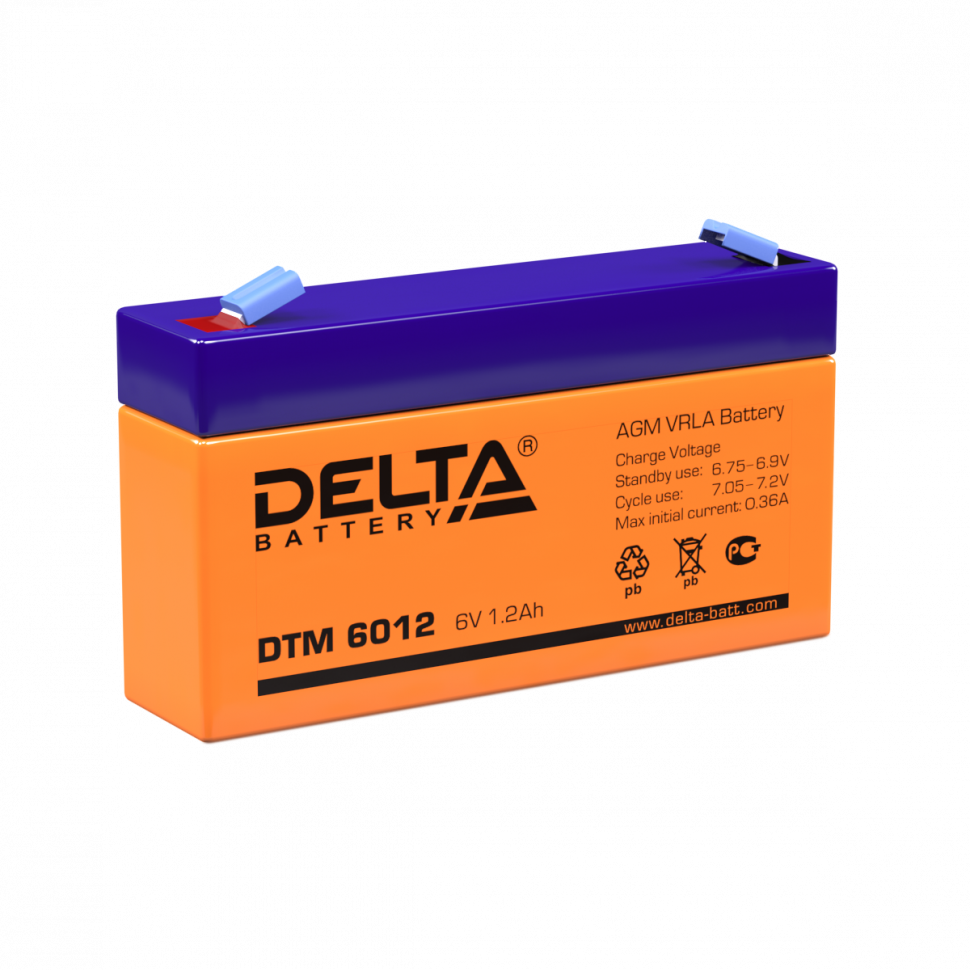 Аккумулятор Delta DTM 6012