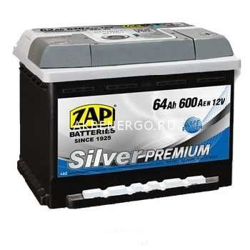 Автомобильный Аккумулятор Zap Silver Premium 564 45