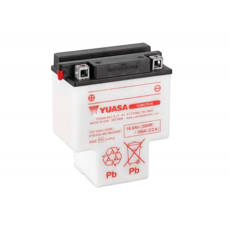 Аккумулятор YUASA HYB16A-AB