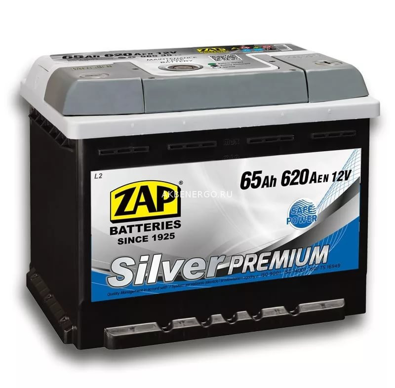 Автомобильный Аккумулятор Zap Silver Premium 565 36