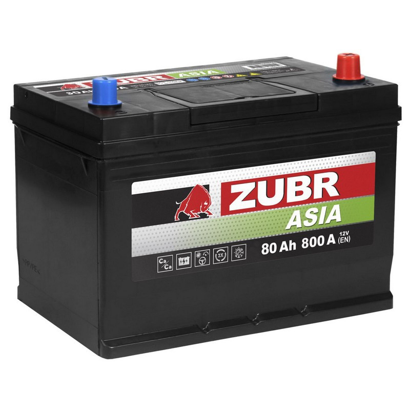 Аккумулятор ZUBR PREMIUM ASIA 80.0