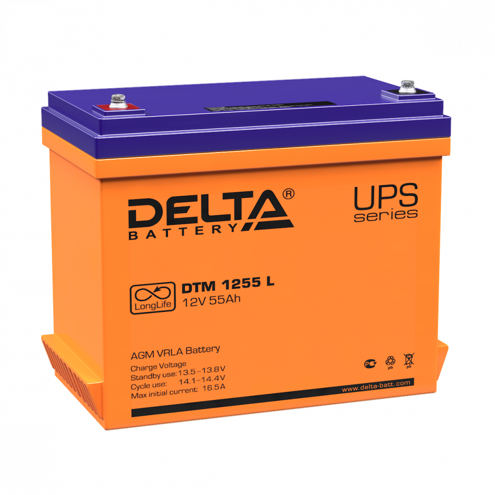 Аккумулятор Delta DTM 1255 L