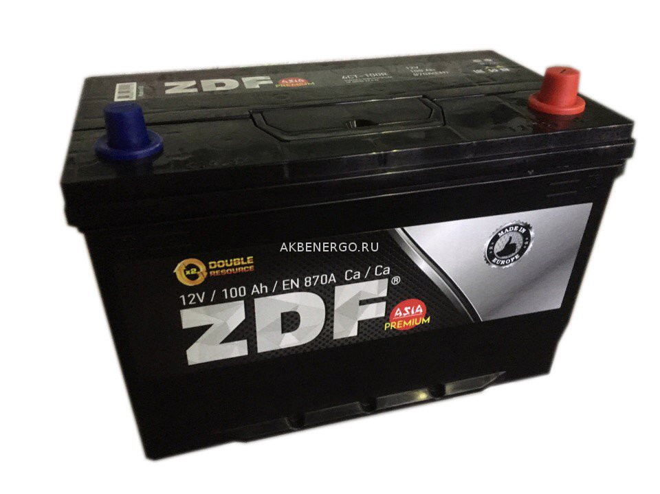 Автомобильный Аккумулятор ZDF Premium 100.0