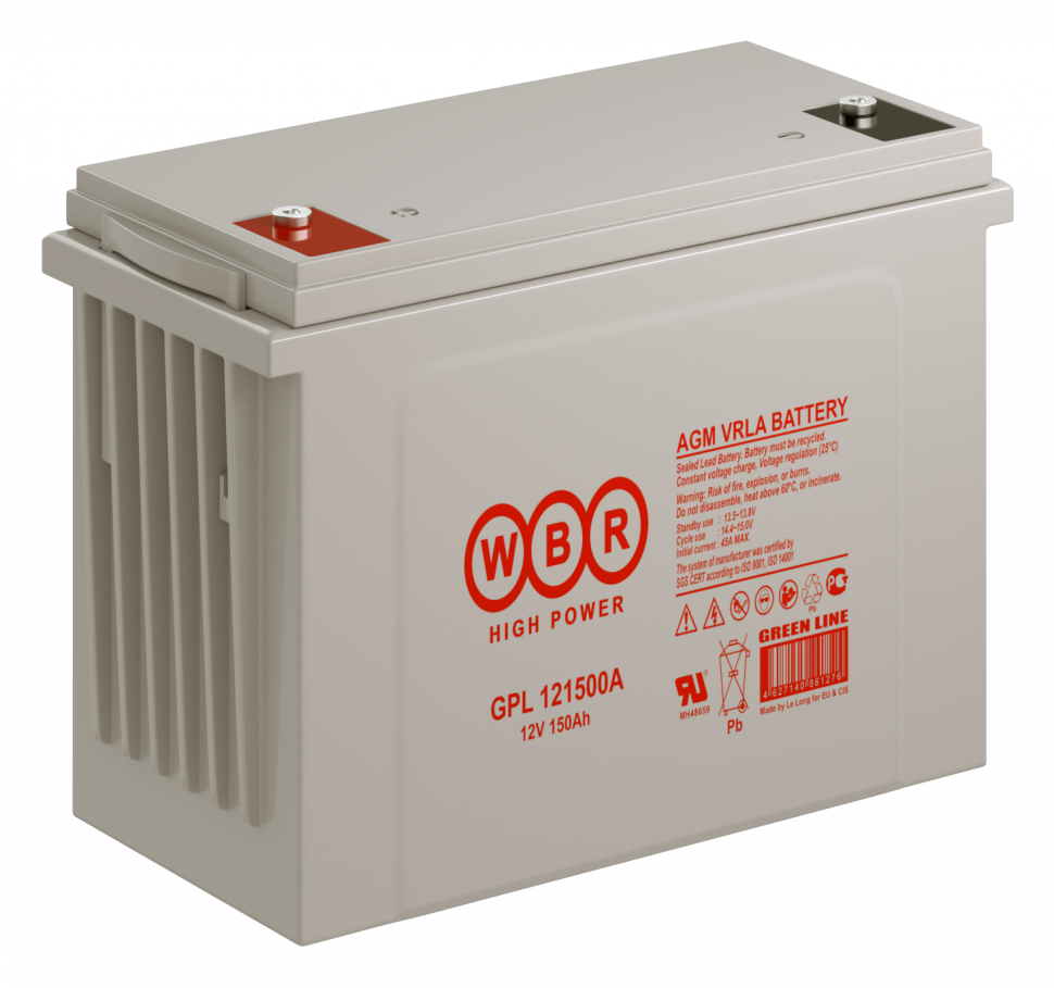 Аккумулятор WBR GPL121500A