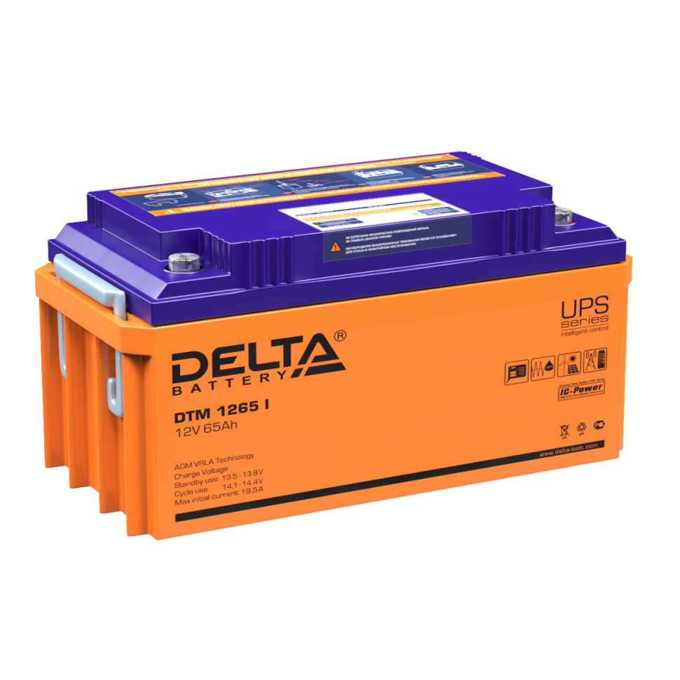 Аккумулятор Delta DTM 1265 L