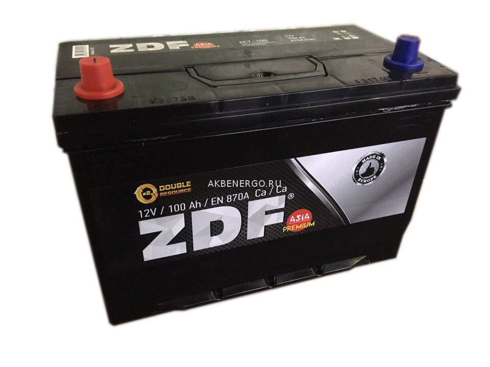 Автомобильный Аккумулятор ZDF Premium 100.1