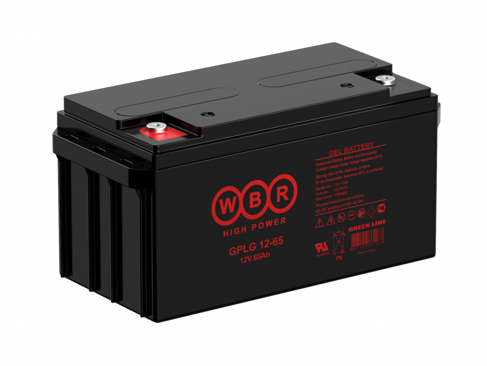 Аккумулятор WBR GPLG 12-65 (GEL)