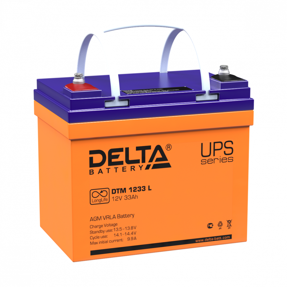 Аккумулятор Delta DTM 1233 L